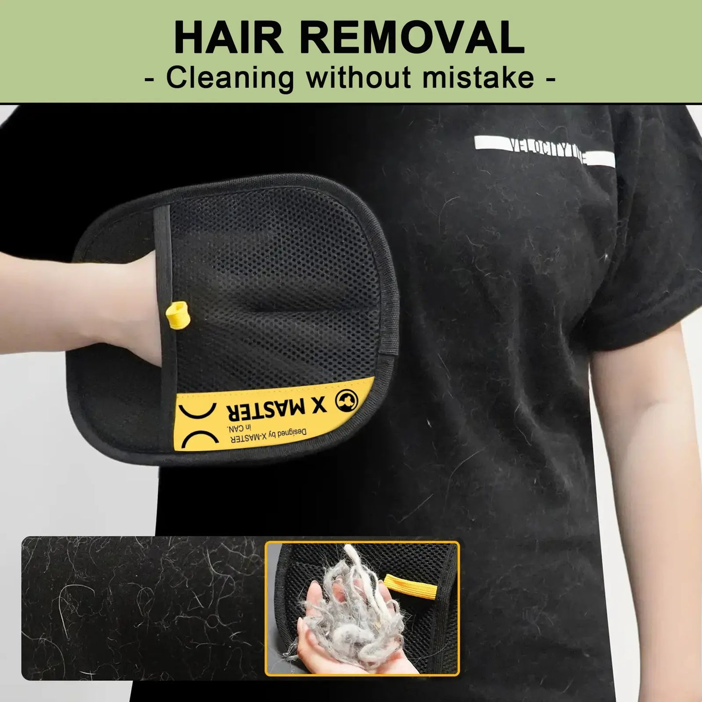 Ultimate Pet Grooming Gloves - Reusable Hair Remover for Cats & Dogs, Double-Sided Cleaning Mitt for Multi-Pet Homes, Effortless Fur Removal from Furniture & Carpets