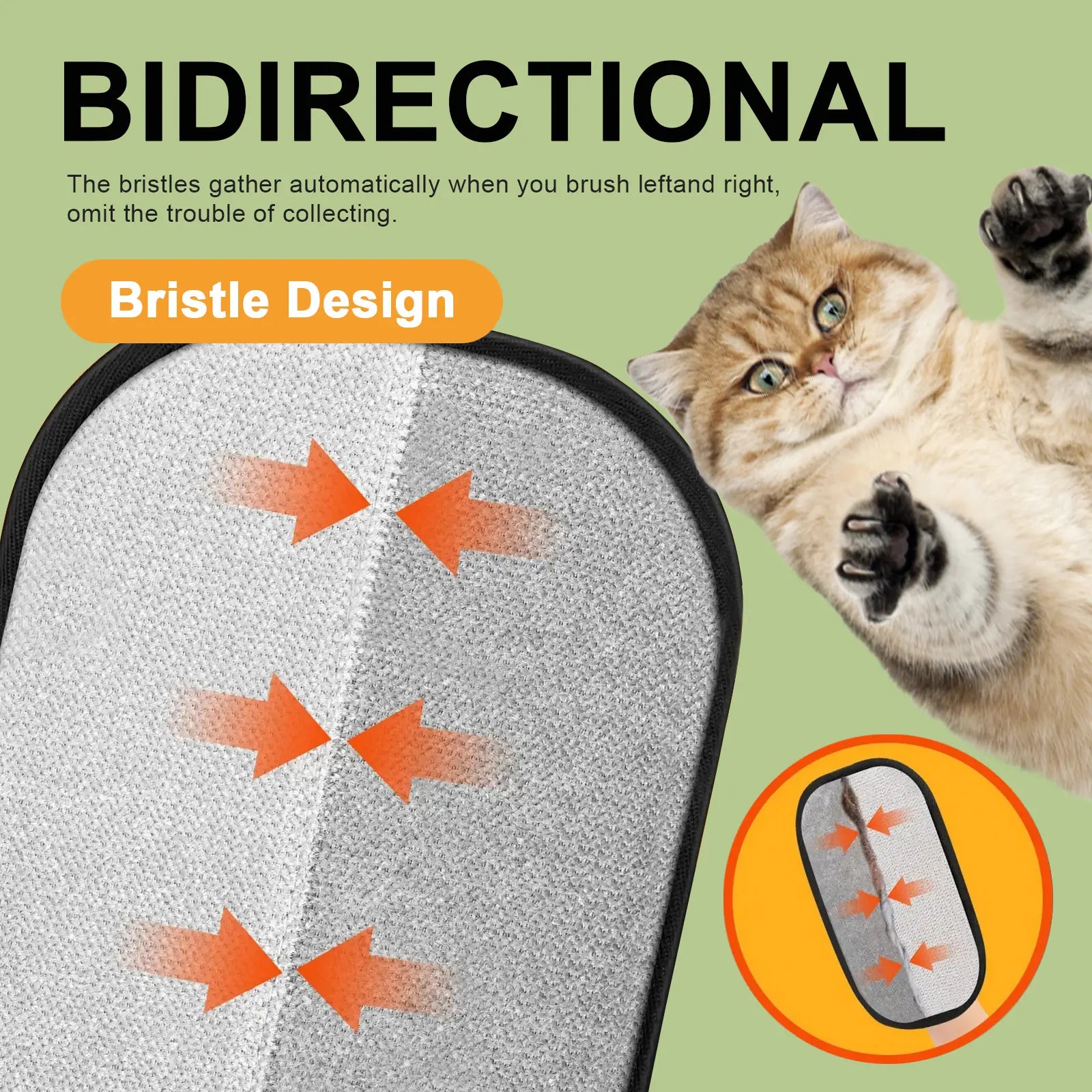 Ultimate Pet Grooming Gloves - Reusable Hair Remover for Cats & Dogs, Double-Sided Cleaning Mitt for Multi-Pet Homes, Effortless Fur Removal from Furniture & Carpets