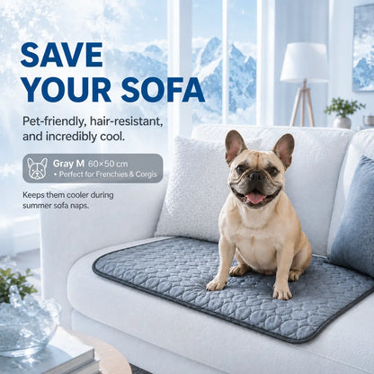Breathable Ice Silk Pet Cooling Mat | Summer Cold Bed for Dogs & Cats