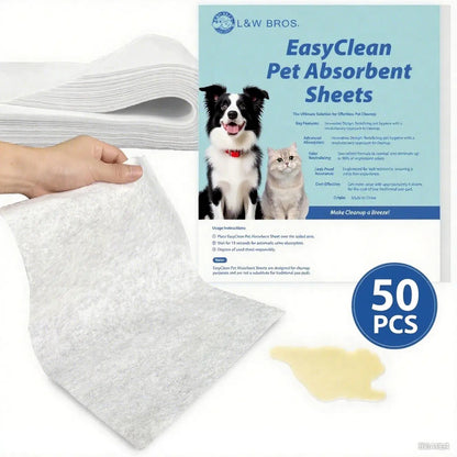 Pet Quick Absorbent Sheets, New Style Dog Pee Pad, 12"X10" for Urine and Pet Stain & Odor Remover
